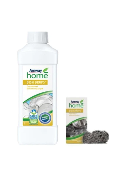 Amway Dish Drops Bulaşık Deterjanı  Bulaşık Teli Set ürün görseli 1