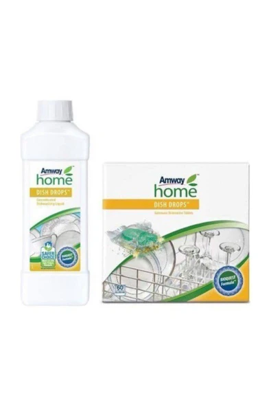 Amway Dısh Drops™ Konsantre Sıvı Bulaşık Deterjanı Home™ Bulaşık Makinesi İçin Tablet Deterjan 2'li Set ürün görseli 1