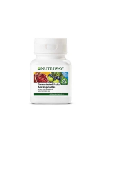 Amway Concentrated Fruit And Vegetables Nutrıway 60 Tablet (meyve Sebze Konsantresi) ürün görseli 1