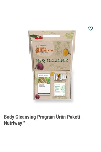 Nutriway Body Cleasing Program Detoks Paketi ürün görseli 1