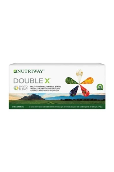Nutriway Amway Double X 31 Günlük Ürün Nutrıway™ (3 Bölmeli 186 Tablet) ürün görseli 1