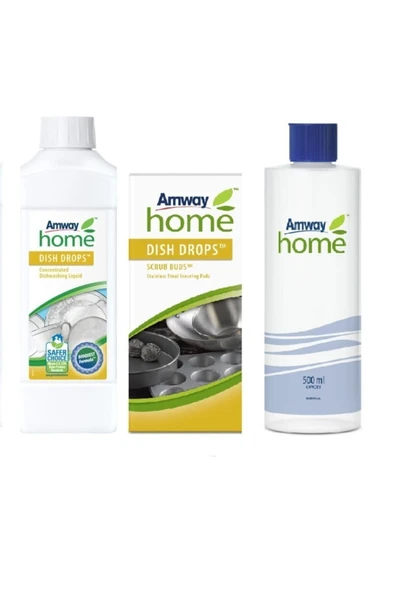 Amway Bulaşık Telleri Home™ Dısh Drops™ Konsantre Sıvı Bulaşık Deterjanı Home™ ™2li Set ürün görseli 1