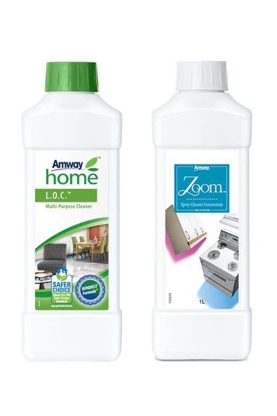 Amway L.o.c. Çok Amaçlı Temizleyici Home 1lt & Zoom Konsantre Sprey Temizleyici 1lt ürün görseli 1