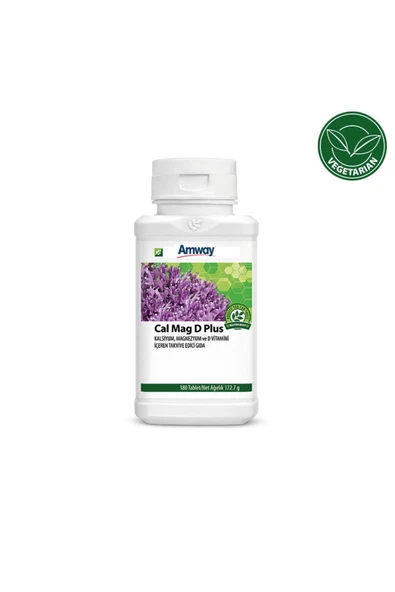 Amway Cal Mag D Plus Calcium Magnesium D Plus 180 Tablet ürün görseli 1