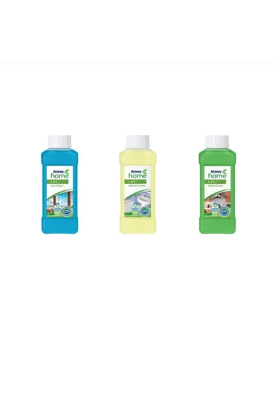 Amway L.o.c Cam Banyo Mutfak 3'lü Yüzey Temizleyici Seti 500 ml ürün görseli 1
