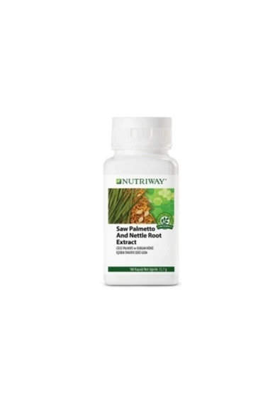 Amway Nutriway Saw Palmetto With Nettle Root Extract 100 Kapsül ürün görseli 1