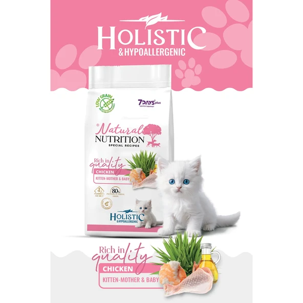 Natural Nutrition Tavuklu Yavru Kedi Maması 12 Kg ürün görseli 1