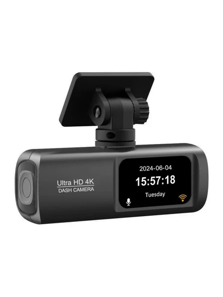 V22 HD 4K kamera ön ve arka çift kayıt Wifi Araç İçi Kamera ürün görseli 1