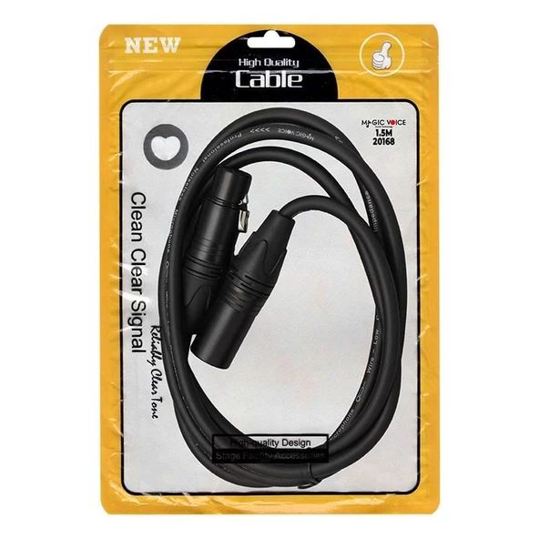 Magicvoice LD381 Canon Erkek - Canon Dişi 1.5 Metre Kablo ürün görseli 1