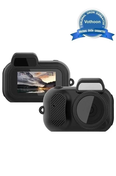 Cmr-37 Mini Dijital Video Fotoğraf Makinesi Kamera Siyah ürün görseli 1