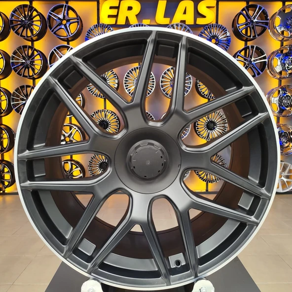 4 lü Takım DY-972 10*22 5*112 ET40 66.6 MAT BLACK JANT ürün görseli 1