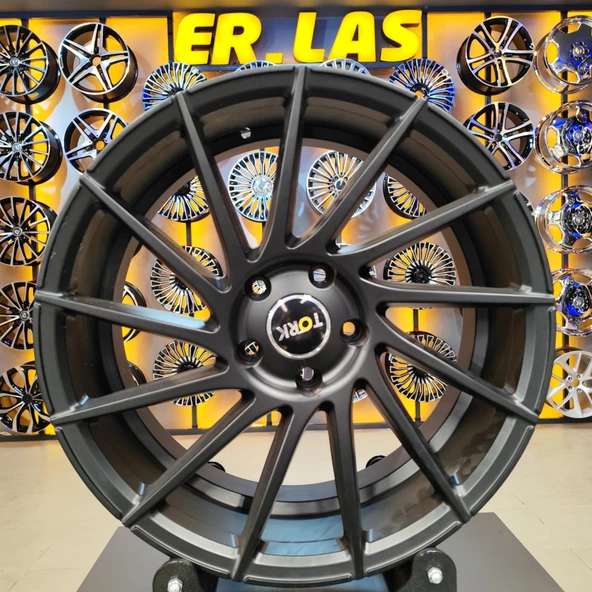 4 lü Takım TORK-6986 10*19 5*120 ET30 72,56 MAT BLACK JANT ürün görseli 1