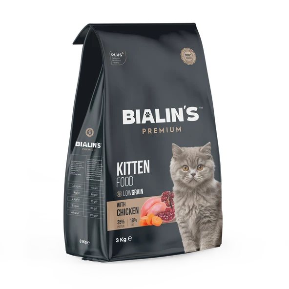 Bialins Premium Yavru Kedi Tavuklu 3kg ürün görseli 1