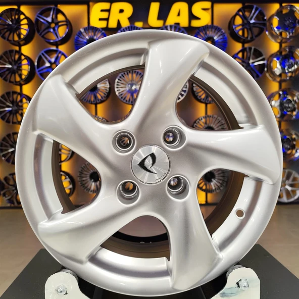 4 lü Takım BK-604 5.5*14 4*108 ET12 65.1 HYPER SILVER JANT ürün görseli 1