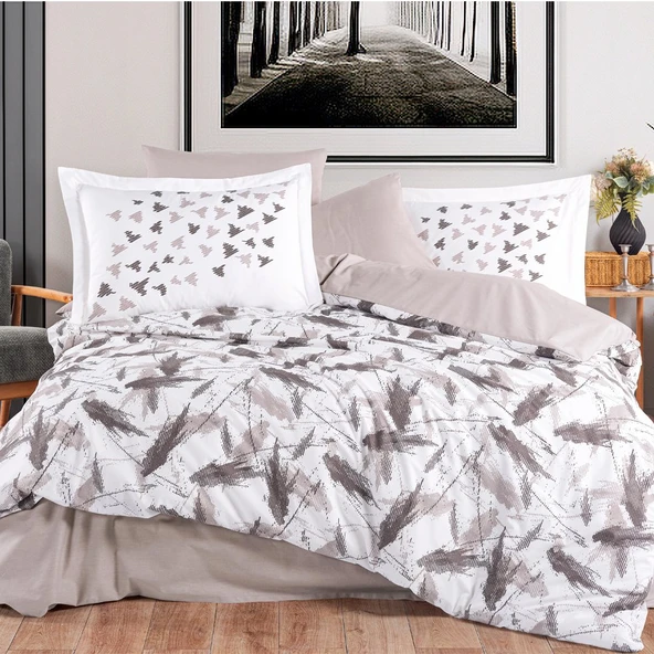 Hobby Tek Kişilik Poplin Nevresim Takımı Silva Taş ürün görseli 1