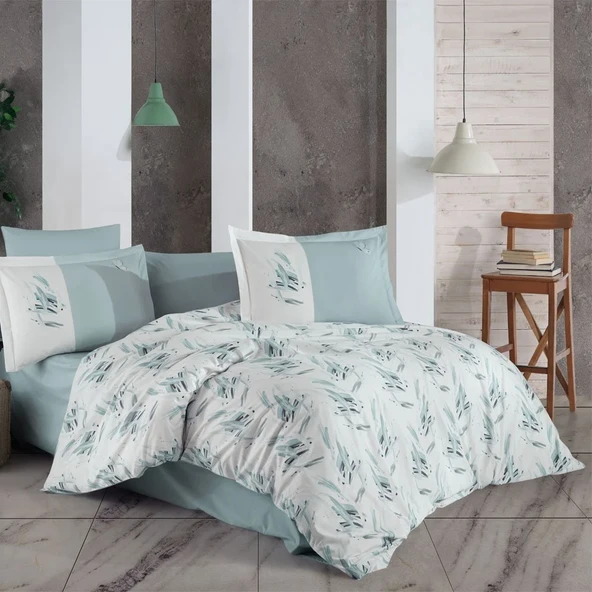 Hobby Tek Kişilik Poplin Nevresim Takımı Estate Buzmavisi ürün görseli 1