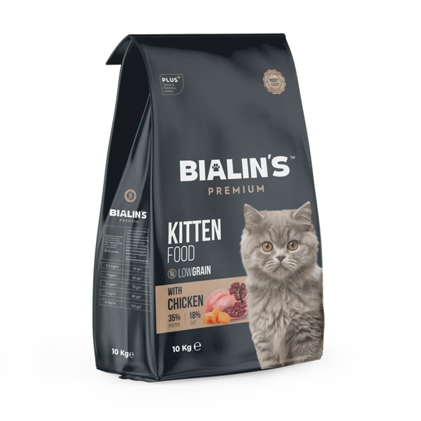 Bialins Premium Yavru Kedi Tavuklu 10kg ürün görseli 1