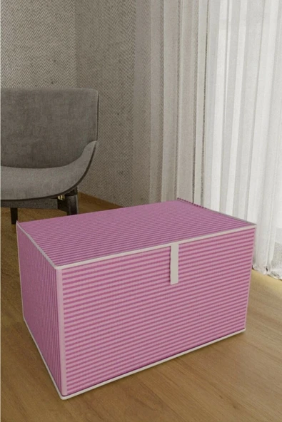 Çok Amaçlı Düzenleyici Kutu Organizer Cırt Cırtlı Hurç Mega Boy 30cm X 40cm X 60cm (3 Adet) 6272 ürün görseli 1