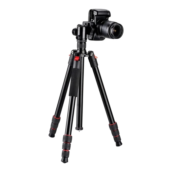 GDX 2550 Tripod ve Monopod 155 cm 5kg Kapasiteli Hafif Kamera Tripodu ve Monopod ürün görseli 1