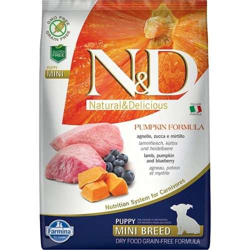 Nd Kuzu Etli Balkabaklı Yavru Mini Köpek Maması 7 Kg ürün görseli 1