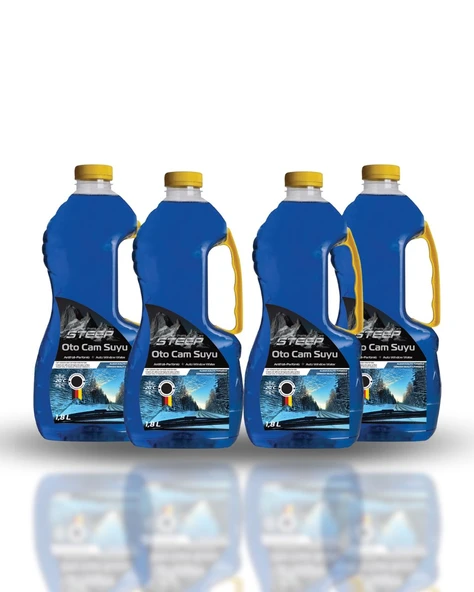 STEEP Oto Cam Suyu -20 Derece Antifriz İçerikli 1.8 Lt 4 Adet ürün görseli 1