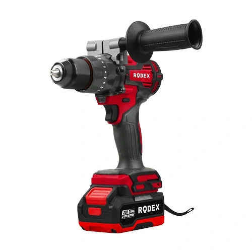 Rodex Akülü Darbeli Matkap 13MM 0-520/0-1700RPM 120NM 2 x LI-ION 20V/4.0Ah 2 Vites Kömürsüz Motor ürün görseli 1