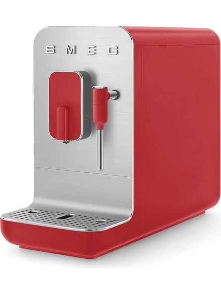 Smeg 50's Style BCC02 Espresso Otomatik Kahve Makinesi Mat Kırmızı ürün görseli 1