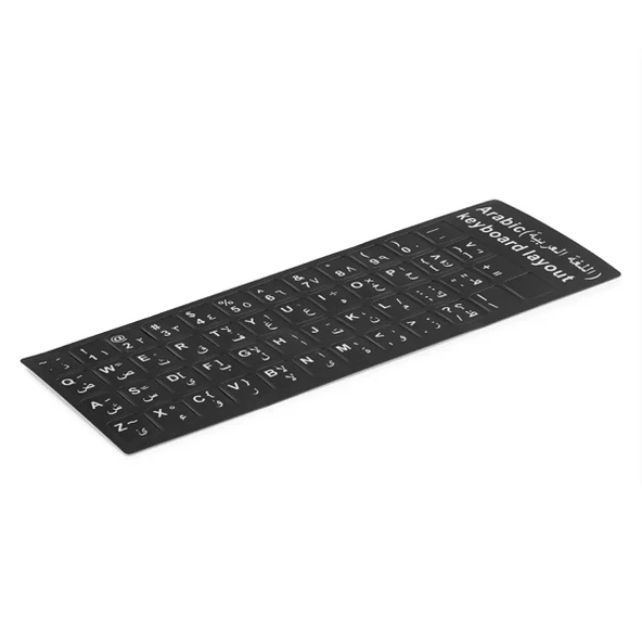 Hadron HDX8257 Klavye Sticker Tuş Takımı Arapça Q Siyah ürün görseli 1