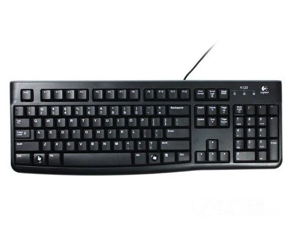 Logitech K120 Q Türkçe Usb Kablolu Siyah Klavye 920-002505 ürün görseli 1