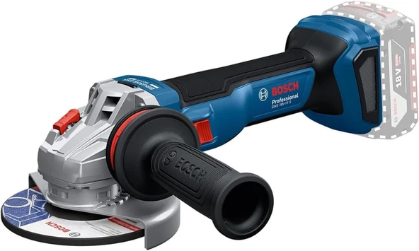 Bosch Profesyonel GWS 18V-11 S Devir Ayarlı Akülü Taşlama Makinesi 125 mm 06019N4000 (Solo -Aküsüz) ürün görseli 1