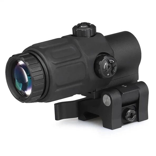 Magnifier 5x Yakınlaştırmalı Dürbün - 22mm Ray Uyumlu, Katlanır Yaylı Ayaklı ürün görseli 1