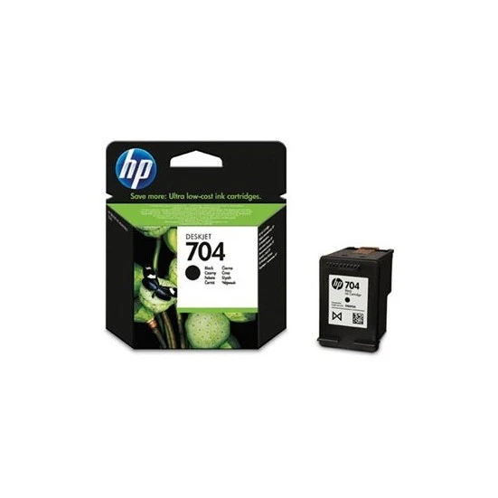 HP CN692AE NO:704 BK MÜREKKEP KARTUŞ 480 SAYFA SİYAH ürün görseli 1