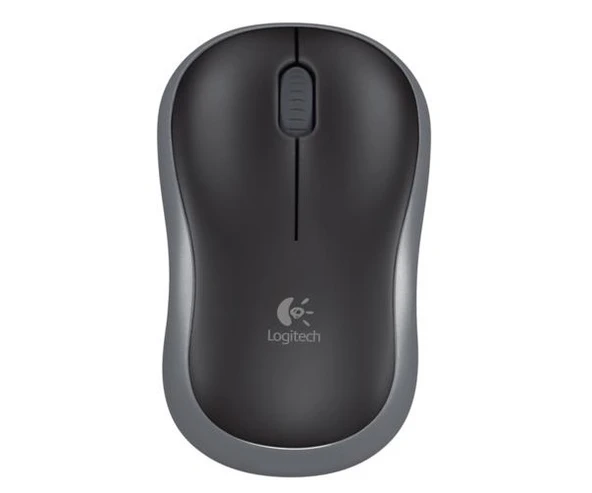 Logitech M185 Nano Alıcılı Kablosuz Siyah-Gri Mouse ürün görseli 1