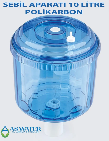 As Water Sebil Aparatı POLİKARBON 10 Litre Hazneli ürün görseli 1