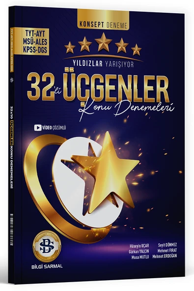 Yıldızlar Yarışıyor TYT AYT Üçgenler 32 li Konu Denemeleri ürün görseli 1