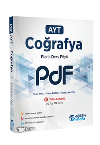 Eğitim Vadisi Ayt Coğrafya Planlı Ders Föyü ürün görseli 1