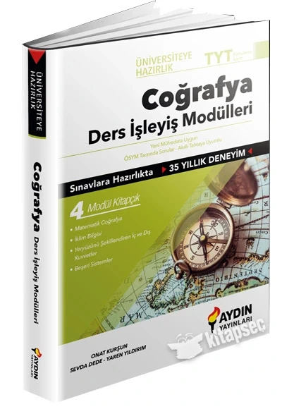 Aydın Tyt Coğrafya Ders İşleyiş Modülleri Seti ürün görseli 1