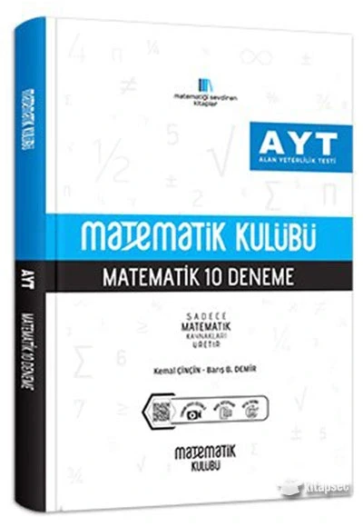Ayt Matematik 10 Deneme Matematik Kulübü ürün görseli 1
