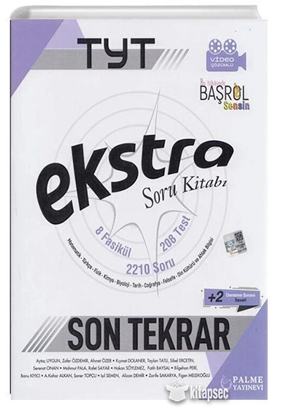 Palme Tyt Tüm Dersler Extra Soru Kitabı ürün görseli 1
