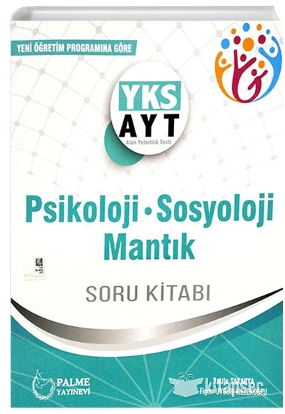 Palme Yks Ayt Psikoloji Sosyoloji Mantik Soru Kitabı ürün görseli 1