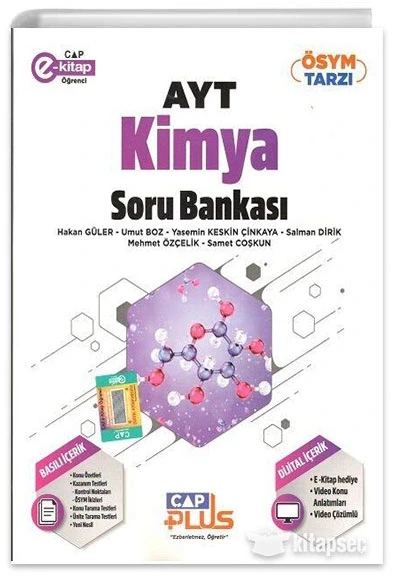 Çap Ayt Kimya Soru Bankası ürün görseli 1