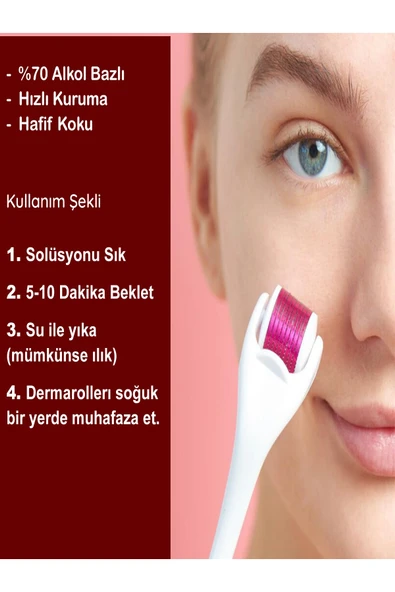 Dermaroller Temizleme Solüsyonu - 2x100 ml - Resim 2