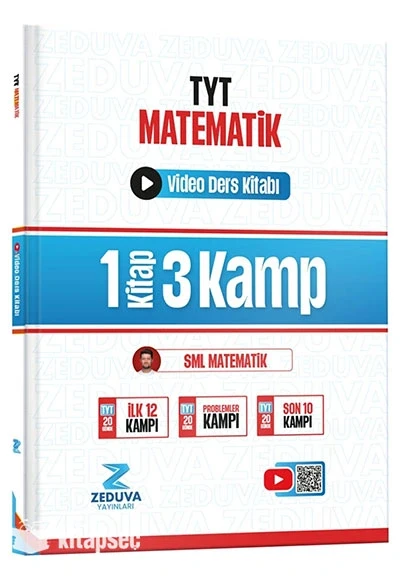Tyt Matematik Video Ders Kitabı 1 Kitap 3 Kamp Zeduva Yayın ürün görseli 1