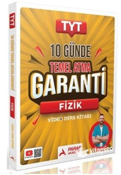 *Kampanya* Tyt 10 Günde Temel Atma Garanti Fizik Video Ders Kitabı Paraf Yayın ürün görseli 1