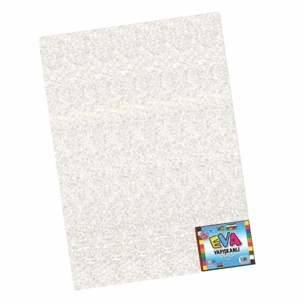 Nova Color 50X70 Simli Yapışkanlı Eva Beyaz NC-596 ürün görseli 1