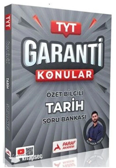*Kampanya* Tyt Garanti Konular Özet Bilgili Tarih Soru Bankası Paraf Yayın ürün görseli 1