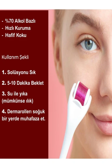 DermaRoller Temizleme Solüsyonu - 2x500 mL - Resim 2