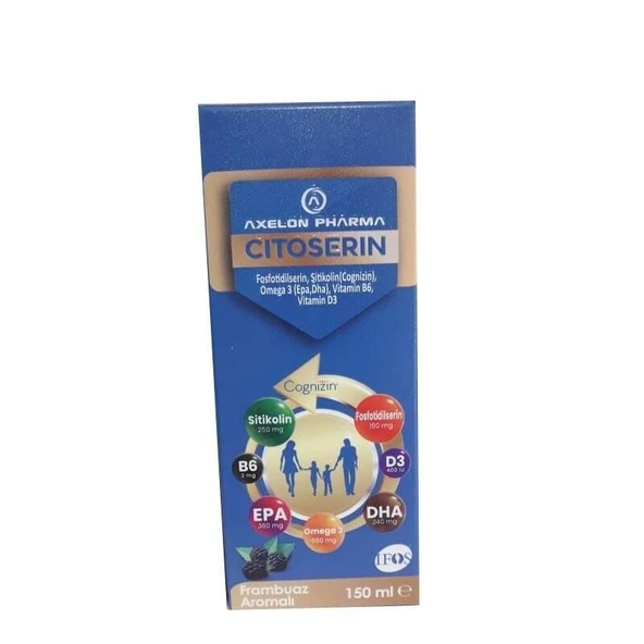 Axelon Citoserin Frambuaz Aromalı Sıvı 150ml ürün görseli 1