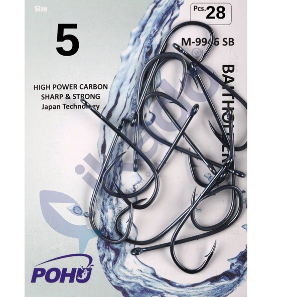 POHU M-9946 SB 5 28 ADET Olta İğnesi ürün görseli 1