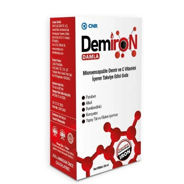 Demiron Damla 30ml ürün görseli 1